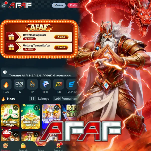 AFAF Bonus Member Baru 100%